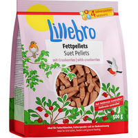 Produktbild von Lillebro Fettpellets mit Cranberries Ergänzungsfutter für Wildvögel 500 g - 500 g