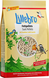 Lillebro Fettpellets mit Insekten als ganzjähriges Ergänzungsfutter für Wildvögel 3 kg - 3 kg – Bild 1 von 1