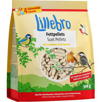 Produktbild von Lillebro Fettpellets mit Insekten als ganzjähriges Ergänzungsfutter für Wildvögel 500 g - 500 g