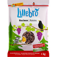 Produktbild von Lillebro Futterrosinen für Wildvögel 1 kg - 1 kg