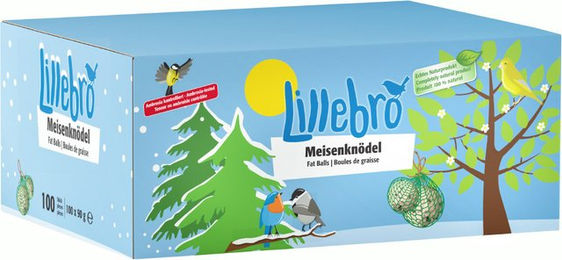 Produktbild von Lillebro Meisenknödel für Wildvögel 100 Stück à 90 g Ganzjährig - 100 x 90 g