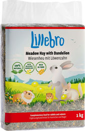 Produktbild von Lillebro Wiesenheu mit Löwenzahn für Nager 1 kg - 1 kg