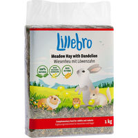 Produktbild von Lillebro Wiesenheu mit Löwenzahn für Nager 1 kg - 1 kg