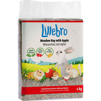 Produktbild von Lillebro Wiesenheu mit Wildapfel für Nager 1 kg - 1 kg
