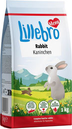 Produktbild von Lillebro Zwergkaninchenfutter Hauptfutter ohne tierisches Protein ohne Zucker und Zusatzstoffe 1 kg - 1 kg