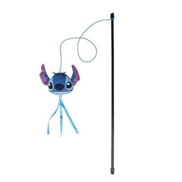 Produktbild von Lilo & Stitch KatzenSpielzeug aus Plüsch in Blau und Lila