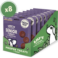 Produktbild von Lily's Kitchen Belohnungssnack für Senioren mit Truthahn und Weißfisch 8 x 70g