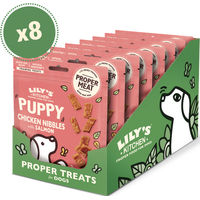 Produktbild von Lily's Kitchen Belohnungssnack Huhn und Lachs für Welpen 8 x 70g