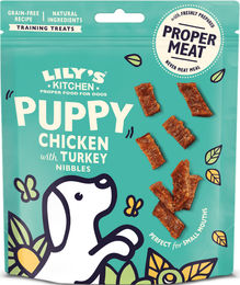 Produktbild von Lily's Kitchen Belohnungssnack Huhn und Truthahn für Welpen 70g