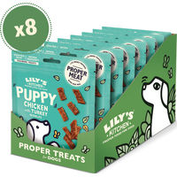 Produktbild von Lily's Kitchen Belohnungssnack Huhn und Truthahn für Welpen 8 x 70g