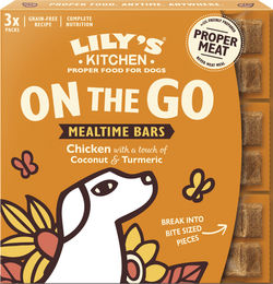 Produktbild von Lily's Kitchen Belohnungssnack Hühnerfleischriegel 3 x 40g