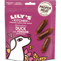 Produktbild von Lily's Kitchen Belohnungssnack Würstchen mit Ente und Hirsch getreidefrei 70g