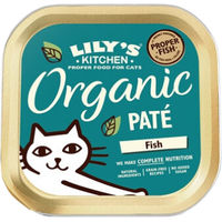 Produktbild von Lily's Kitchen Bio Katzenpastete Fisch Getreidefrei 19 x 85 g