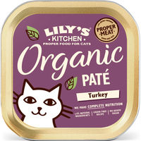 Produktbild von Lily's Kitchen Bio Truthahn Pastete für Katzen 85g