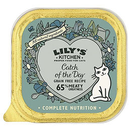 Lily's Kitchen Cat Smooth Paté Lachs und Huhn Kitten Nassfutter 19x85g - 85 g – Bild 1 von 3