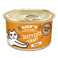 Produktbild von Lily's Kitchen Cat Tasty Cuts Huhn Stückchen in Sauce Katzenfutter 18x85 g