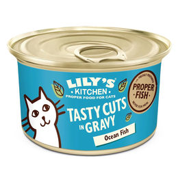 Produktbild von Lily's Kitchen Cat Tasty Cuts Ozeanfisch Stückchen in Sauce für Katzen Junior 18x85 g