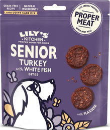 Produktbild von Lily's Kitchen Funktionssnack für Senioren mit Truthahn und Weißfisch 70g