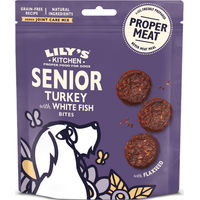 Produktbild von Lily's Kitchen Funktionssnack für Senioren mit Truthahn und Weißfisch 70g