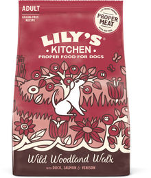 Produktbild von Lily's Kitchen Getreidefreies Hundefutter Kibble mit Ente, Lachs und Hirsch 2,5kg