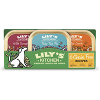 Produktbild von Lily's Kitchen Getreidefreies Nassfutter für ausgewachsene Hunde Wild und Fisch Stückchen in Sauce 6 x 150 g