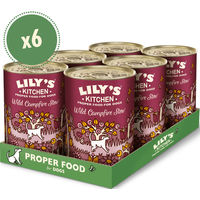 Produktbild von Lily's Kitchen Hirscheintopf mit Fasan und Lachs Stückchen in Sauce getreidefrei 400g