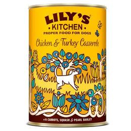 Produktbild von Lily's Kitchen Homestyle Hundefutter Huhn und Truthahn Ragout mit Bio-Zutaten 400g - 6 x 400 g