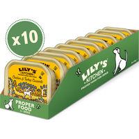 Produktbild von Lily's Kitchen Hühner-Schmortopf mit Truthahn Stückchen in Sauce Multipack 10 x 150g