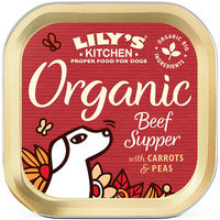 Produktbild von Lily's Kitchen Hundefutter Bio Rind Stückchen in Sauce Multipack 11 x 150 g