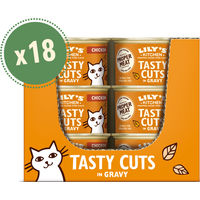 Produktbild von Lily's Kitchen Hundefutter Hühnchenstücke in Soße 18x85g