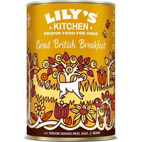 Produktbild von Lily's Kitchen Hundefutter Junior British Breakfast mit Wild, Schinken und Bohnen 6x400g - 6 x 400 g