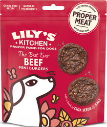 Produktbild von Lily's Kitchen Hundefutter Rindfleisch-Burger 70g