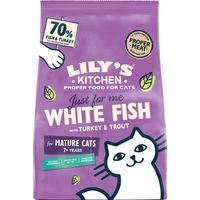 Produktbild von Lily's Kitchen Hundefutter Senior Kibble mit Truthahn, Forelle und saisonalem Weißfisch mit hohem Fleischanteil 800g