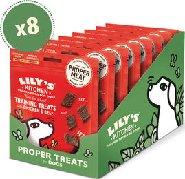 Produktbild von Lily's Kitchen Hundeleckerbissen Huhn mit Rind 8 x 70g