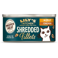 Produktbild von Lily's Kitchen Katzen Nassfutter Huhn Stückchen in Sauce Getreidefrei ohne Zucker 24 x 70 g