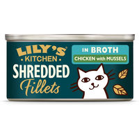 Produktbild von Lily's Kitchen Katzen Nassfutter Huhn und Fisch Stückchen in Sauce Adult Getreidefrei Ohne Zucker 24 x 70 g