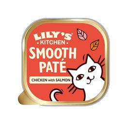 Lily's Kitchen Katzen Nassfutter Pastete Huhn mit Lachs Adult Getreidefrei ohne Zucker 19 x 85 g Schalen – Bild 1 von 4