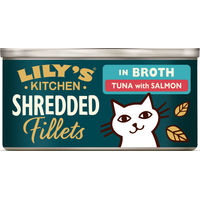 Produktbild von Lily's Kitchen Katzen Nassfutter Thunfisch mit Lachs in Soße 70g