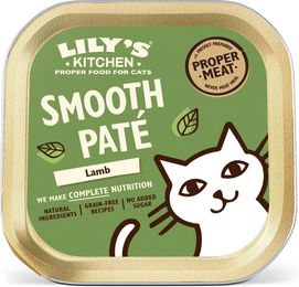 Produktbild von Lily's Kitchen Katzen Pastete Lamm und Lachs Getreidefrei ohne Zucker 19 x 85 g - 19 x 85 g