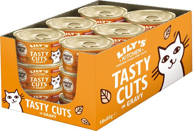 Lily's Kitchen Katzenfutter Tasty Cuts Huhn in Sauce 18 x 85 g – Bild 1 von 1