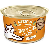 Produktbild von Lily's Kitchen Katzenfutter Tasty Cuts Huhn in Sauce 24 x 85 g - 24 x 85 g