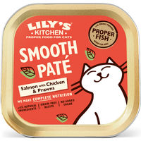 Produktbild von Lily's Kitchen Katzenpastete Lachs und Huhn getreidefrei ohne Zucker 85g