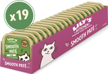 Produktbild von Lily's Kitchen Katzenpastete Lamm Getreidefrei und Ohne Zucker Multipack 19 x 85g