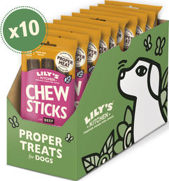 Produktbild von Lily's Kitchen Kausnacks mit Rindfleisch Multipack 10 x 120g