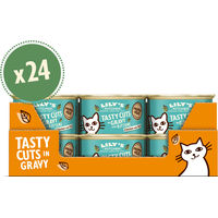 Produktbild von Lily's Kitchen Kitten Nassfutter Huhn Lachs und Garnele in Soße 24 x 85g