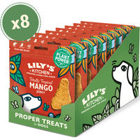 Produktbild von Lily's Kitchen Mango-Kaustreifen für Hunde vegan und ohne tierisches Protein (8 x 70g)