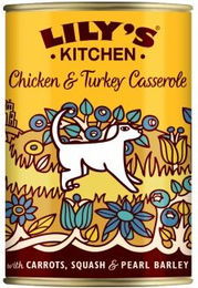 Lily's Kitchen Nassfutter für Hunde Adult Rind Huhn Truthahn Getreidefrei 6x400 g - 6 x 400 g – Bild 1 von 3