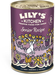 Produktbild von Lily's Kitchen Nassfuttermittel für Senior Hunde mit Truthahn getreidefrei 400g