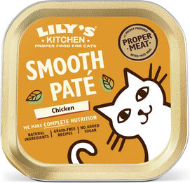 Lily's Kitchen Smooth Paté Huhn Katzen Nassfutter Adult Getreidefrei ohne Zucker 19 x 85 g - 19 x 85 g – Bild 1 von 8