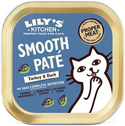 Lily's Kitchen Smooth Paté Katzen Nassfutter Truthahn & Ente getreidefrei 19 x 85 g - 85 g – Bild 1 von 4